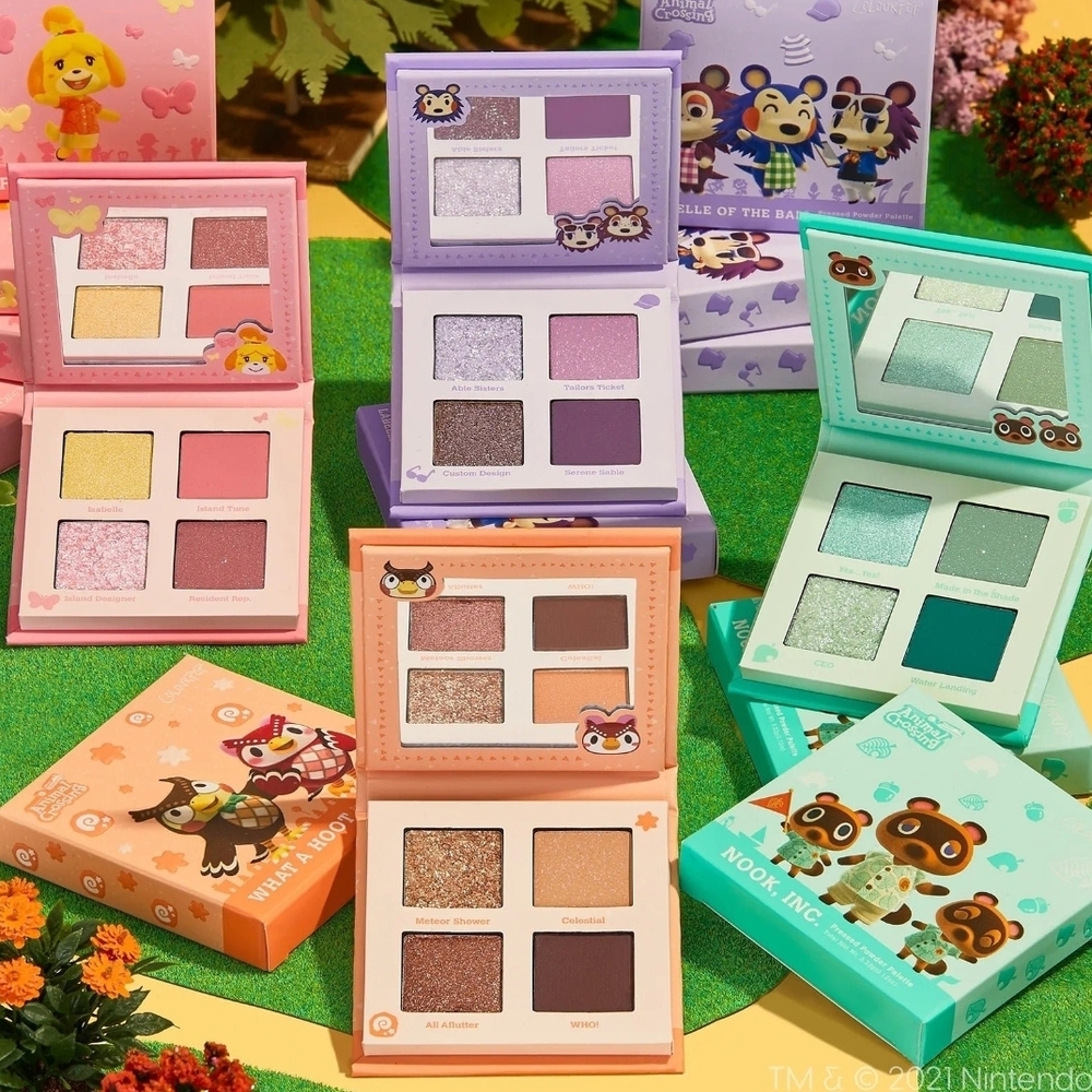 Colourpop X Animal Crossing Eyeshadow Palette Set